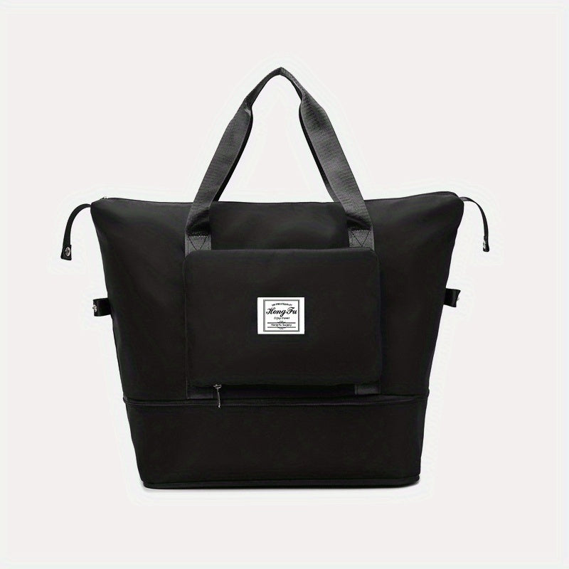Large Capacity Duffle Bag Zipper Luggage Handbag Foldable Travel Storage