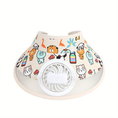 Cartoon Animal Fan Visor Hat PVC Sunshade UV Protection Sun Hat