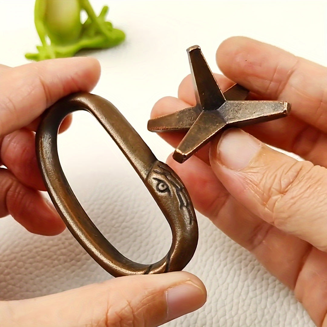 1 Pc Shekou Escape Zinc Alloy Unlocks Kong Ming Lock Magic Alloy Toy