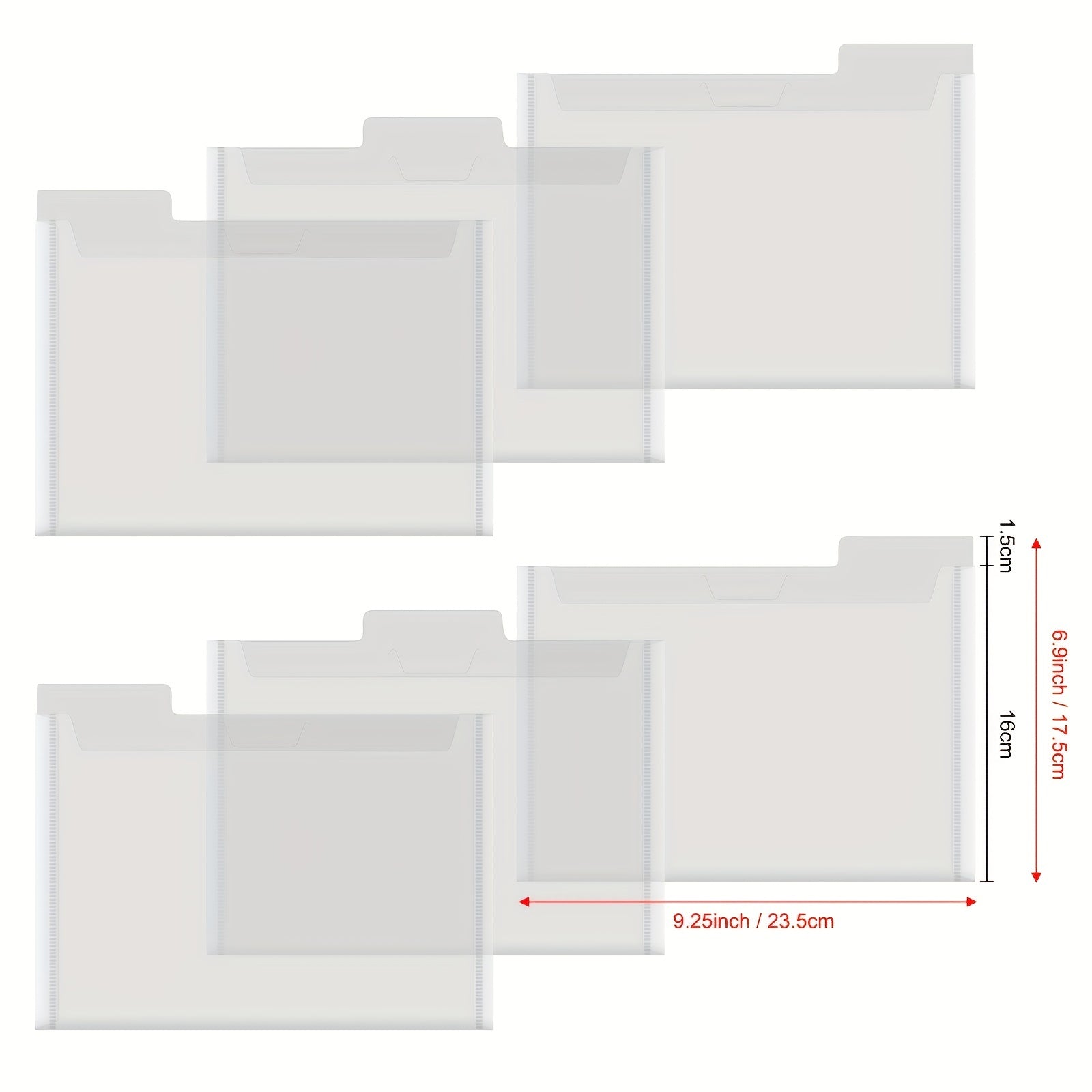 6 Strong Magnetic Sheets Mats Storage Bags Kit for Scrapbook Craft Supplies