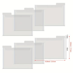 6 Strong Magnetic Sheets Mats Storage Bags Kit for Scrapbook Craft Supplies