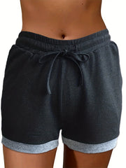 Two Tone Drawstring Shorts for Summer