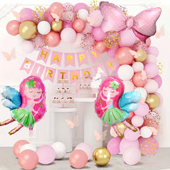 2pcs Little Fairy Elf Birthday Aluminum Balloons