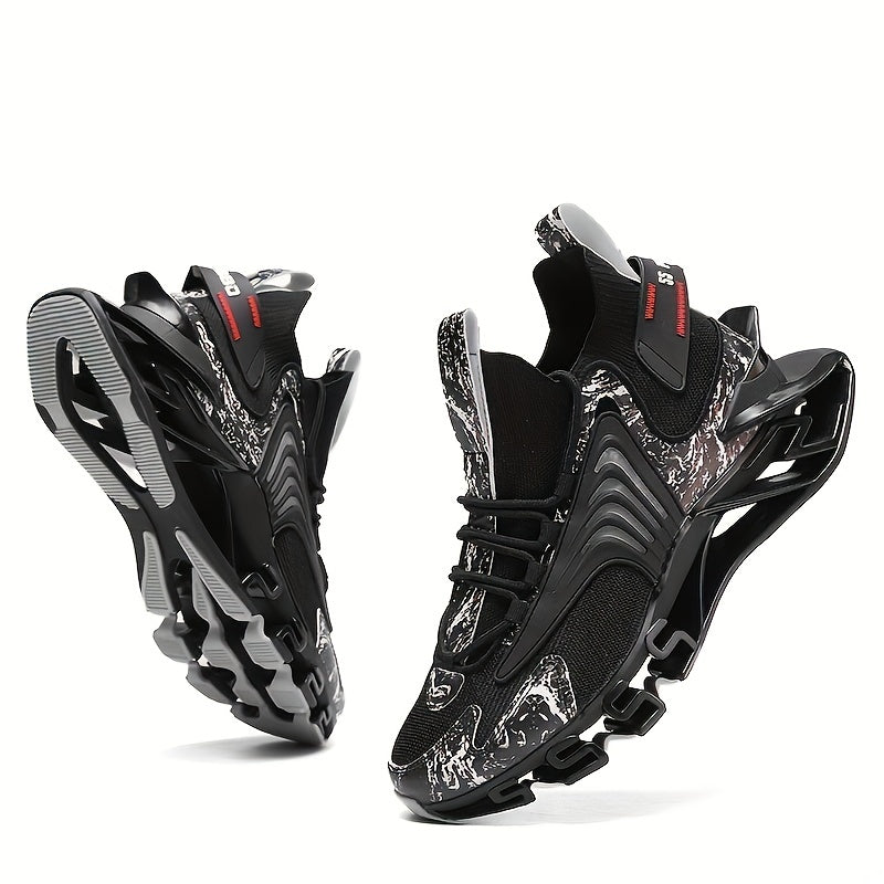 Women's Blade Running Shoes Lace Up Shock Absorption Breathable Sneakers