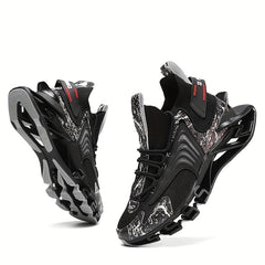 Women's Blade Running Shoes Lace Up Shock Absorption Breathable Sneakers