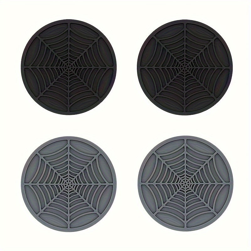 Spider Beverage Coaster 4pcs 6.86 Cm Heat Insulation Pad