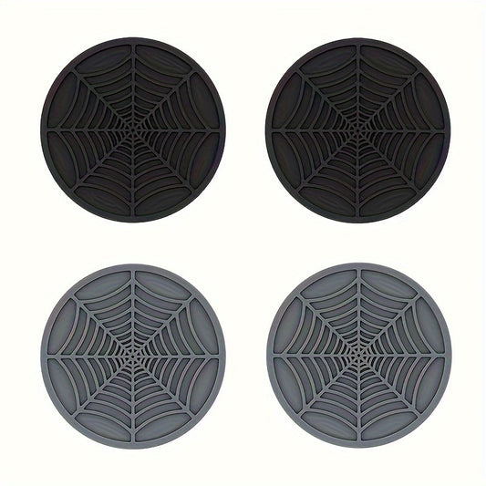 Spider Beverage Coaster 4pcs 6.86 Cm Heat Insulation Pad