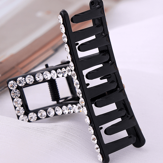Rhinestone Hair Claw Clip Nonslip Ponytail Holder Women Girls Hair Claw