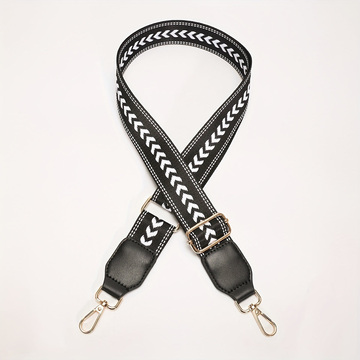 Arrow Pattern Bag Strap Wide Adjustable Replaceable Travel Accessories