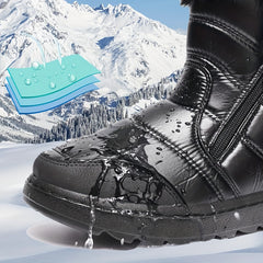 Women's Warm Fur Lined Winter Snow Boots Waterproof Ankle Boots