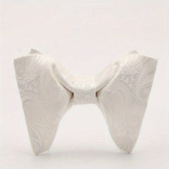 Patterned Bow Tie Wedding Groom Man Suit Dress Evening Reception High end