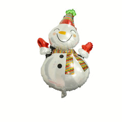 Christmas Snowman Foil Balloon Decoration Large Smiling Snowman