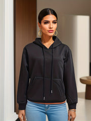 Love Never Falls Hoodie, Drawstring Sweatshirt