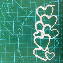 Heart Border Metal Die Cuts For Scrapbooking Hollow Hearts Frame