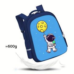 Astronaut Cartoon Schoolbag for Students 5-12