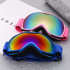 Colorful Coating Anti fog Ski Goggles Outdoor Sports Glasses