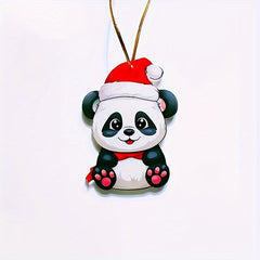Panda Acrylic Phone Pendant Christmas Tree Decoration