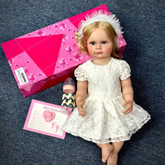 55 88 Cm Lifelike Reborn Doll Full Body Soft Enamel Simulative Doll