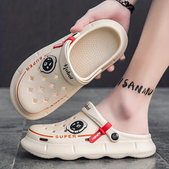 Men's Lightweight Comfy Clogs Non Slip Garden Shoes Summer