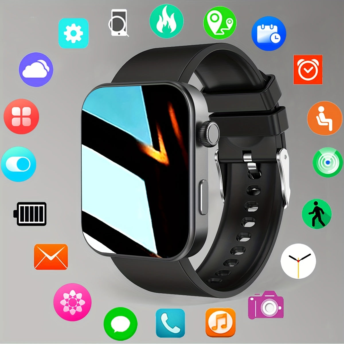 Coiusor 4 Wireless Call Mobile Phone Synchronization Information Smart Watch