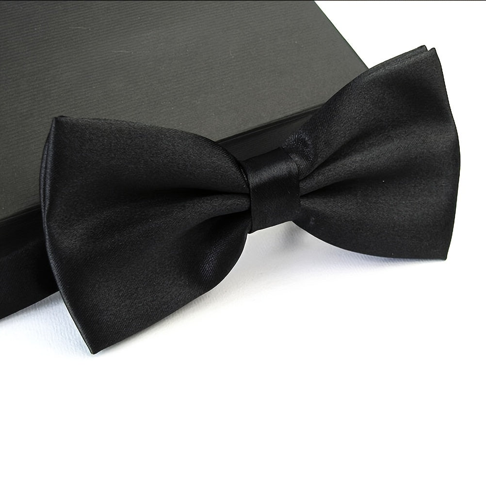 Men's Satin Solid Adjustable Tie Wedding
