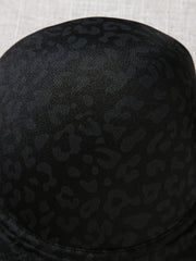 Leopard Print Molded Cup Balconette Bra