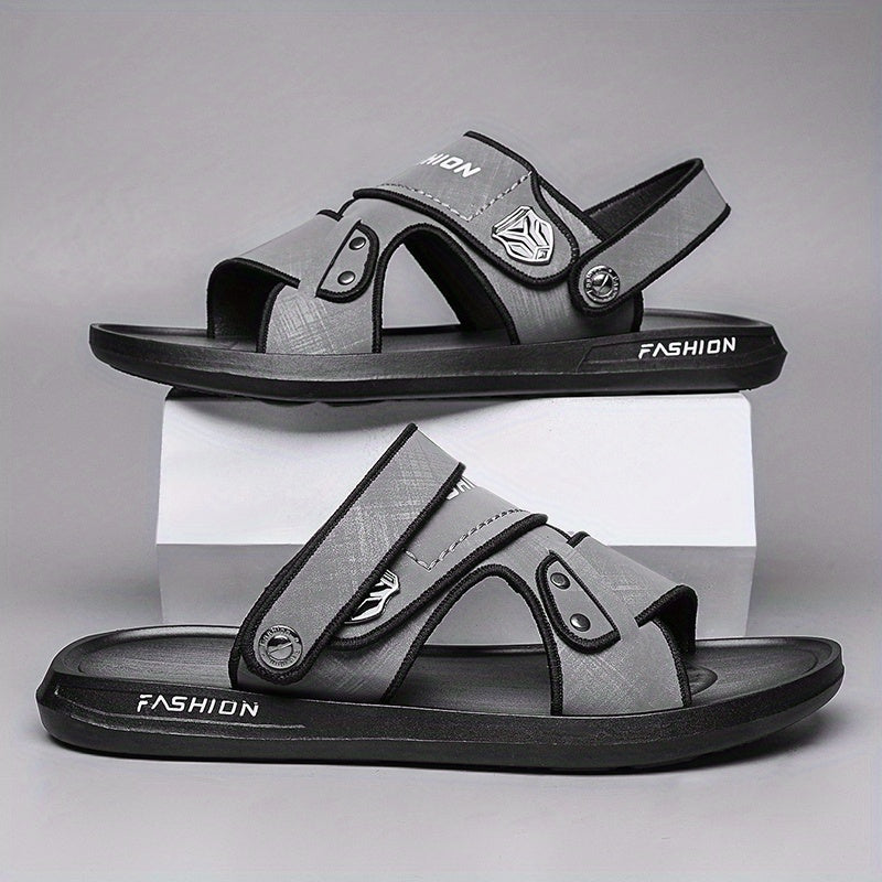 Men's Casual Slide Sandals Non Slip Slip On Slippers Open Toe Shoes