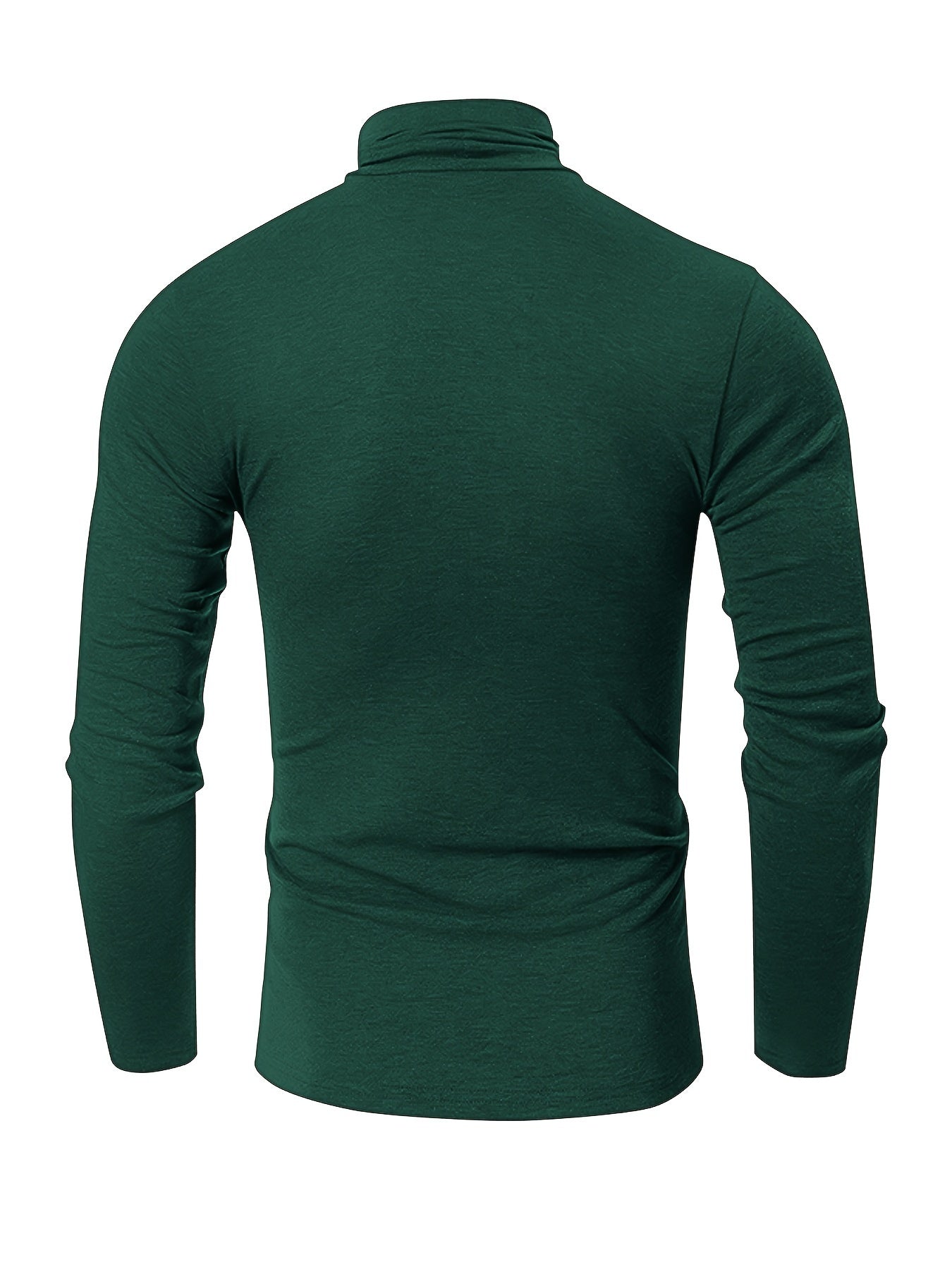 Men's Casual Sports Turtleneck Fleece Top
