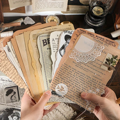 25pcs Vintage Stationery DIY Backing Paper Material