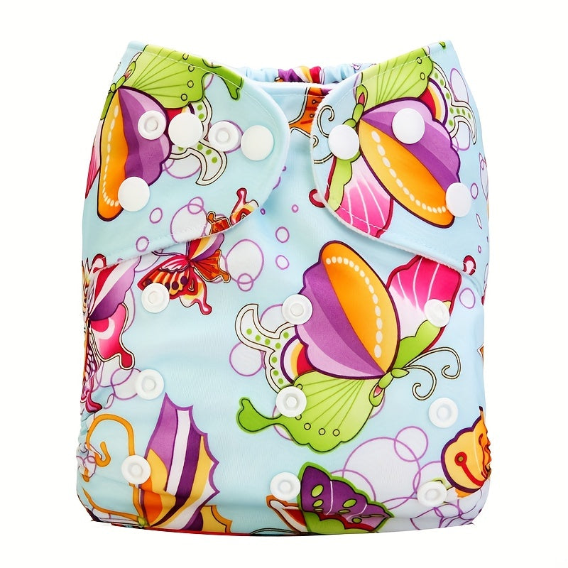 Baby Diaper Print Reusable Pocket Cloth Diaper