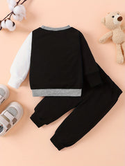 Toddler Boy's Sweatshirt & Trousers Set Fall Winter Tracksuit