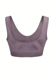 Comfy Wireless Bra Hollow Out Stretch Intimates Breathable Lingerie