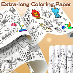 Large Coloring Poster Roll Paper for DIY Painting - Ideal Gift for Class