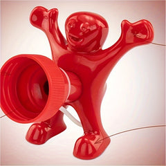 Red Man Bottle Cap Novelty Topper