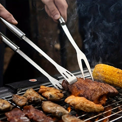 Stainless Steel BBQ Meat Fork 35cm