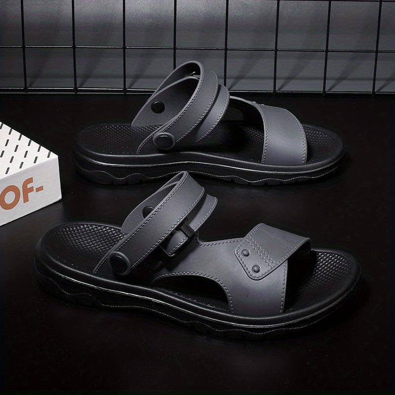 Men's Non Slip Sandals Quick Drying Comfy Slides Beach Shoes