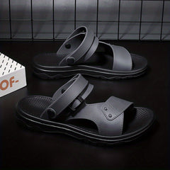 Men's Non Slip Sandals Quick Drying Comfy Slides Beach Shoes