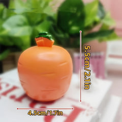 Animal Squeeze Toy Carrot Rabbit Stress Sensory Toy for Autism ADHD Anxiety