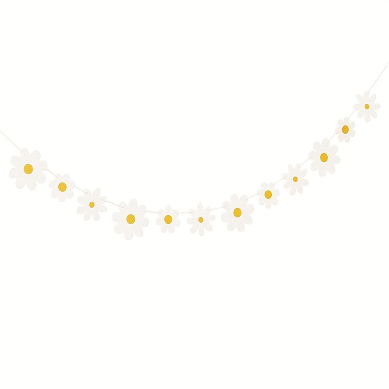 Daisy Bohemian Banner Party Decoration