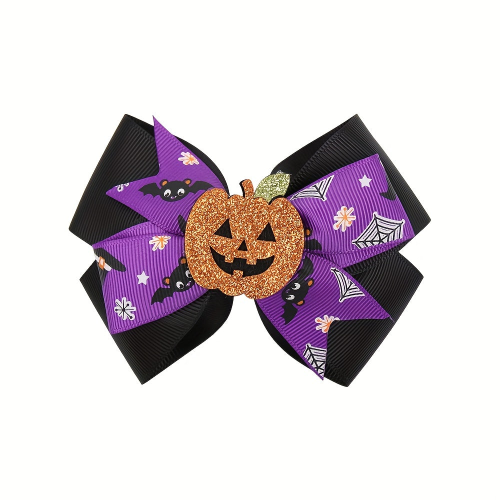 Halloween Hair Clips Pumpkin Witch Hat Hairpin for Kids