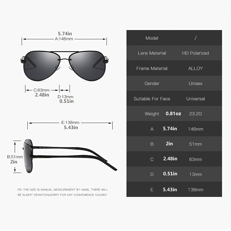 Men's Polarized Rimless Cycling Sunglasses UV400