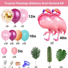 Flamingo Themed Balloon Garland Set Wedding Party Decoration