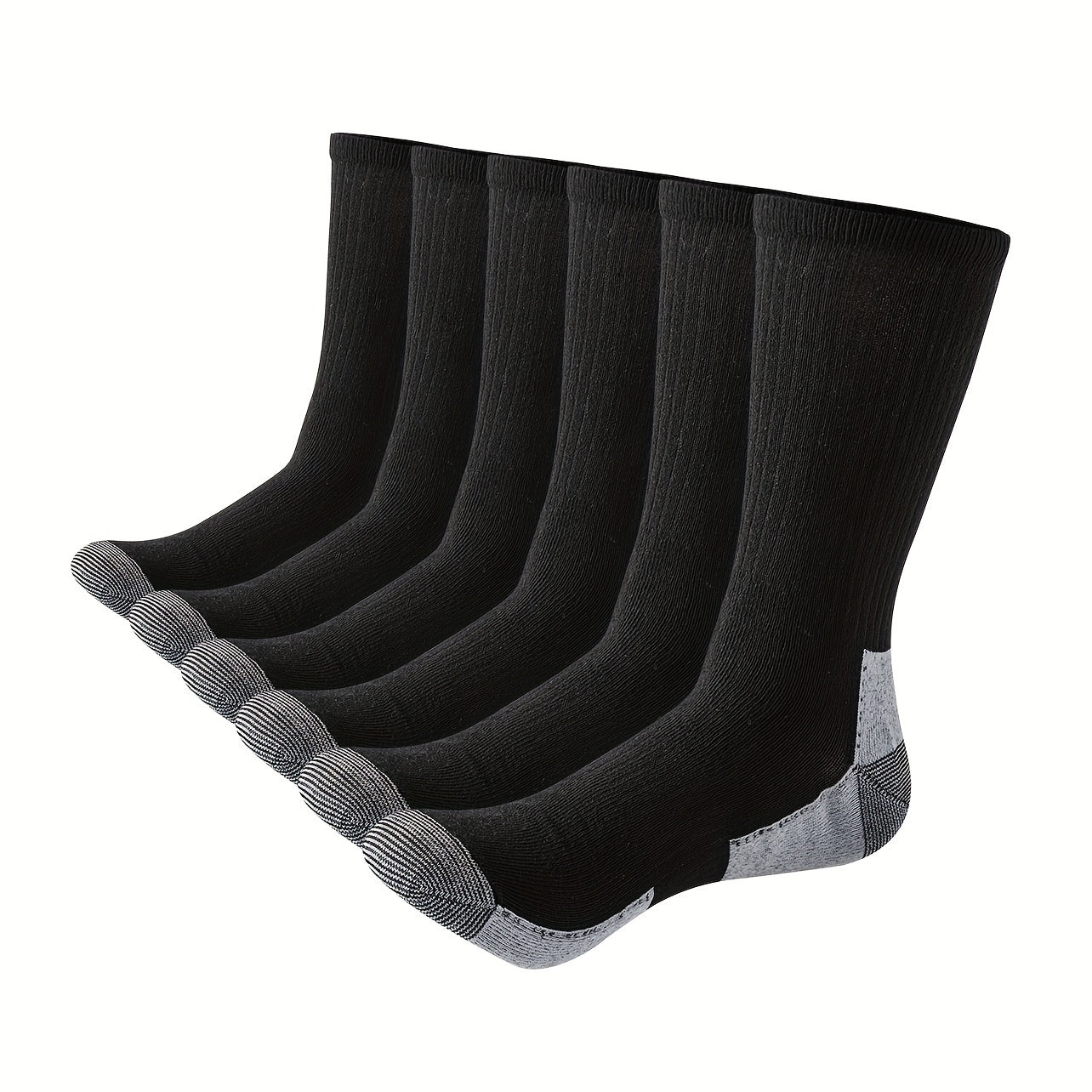 ACEFINE Men's Mid calf Socks Outdoor Sports Sweat absorbent Socks
