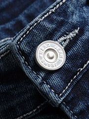 Boys Distressed Stretch Jeans Skinny Slim Fit Washed Denim Pants