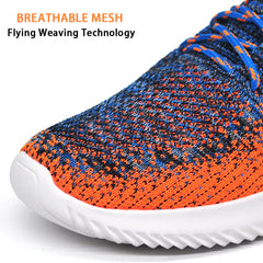 Men's Breathable Walking Sneakers Mesh Shoes For Running