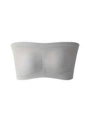 3-Pack Plus Size Basic Bra Set Women's Plus Solid Wireless