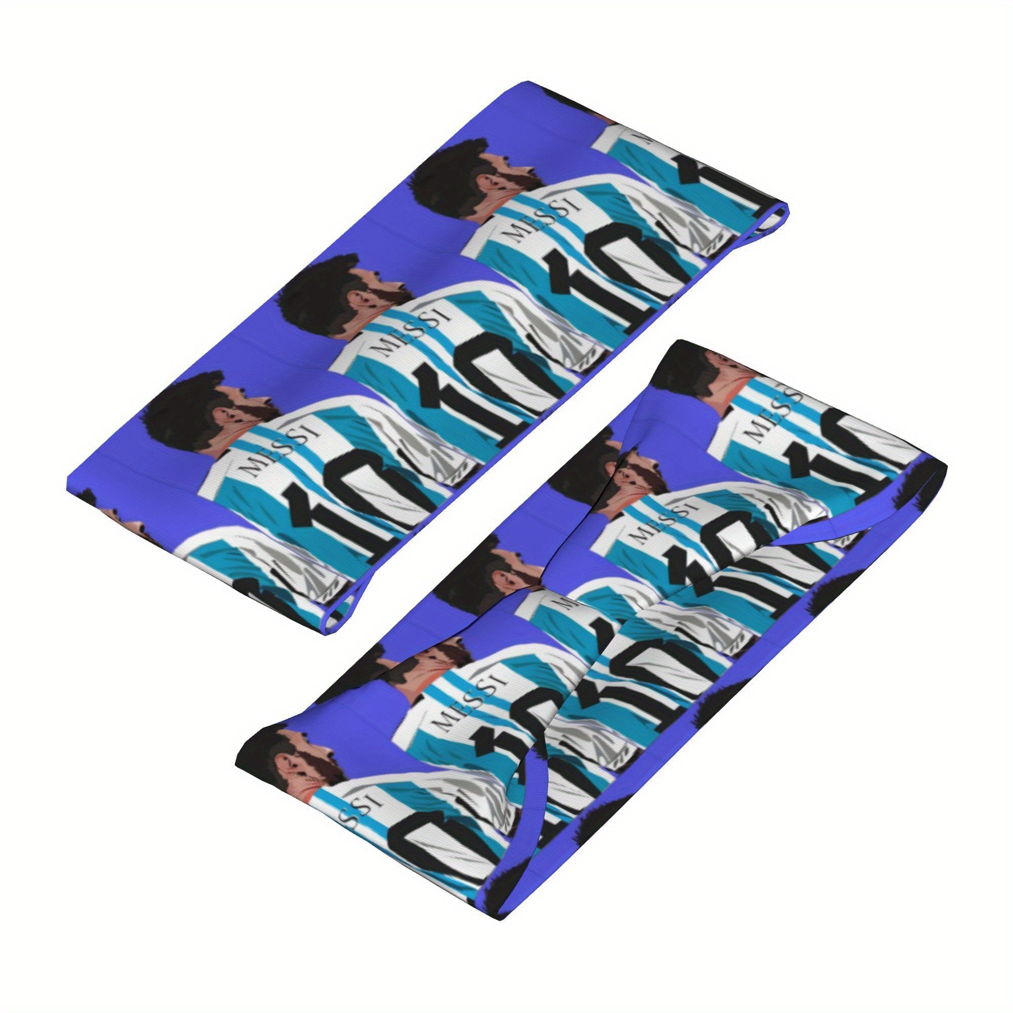 Messi Soccer Jersey Headband, Non Slip Bandana with Messi's Name & Number 10