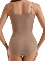 Tummy Control Seamless Bodysuit Comfy Butt Lifting Cami Shaper