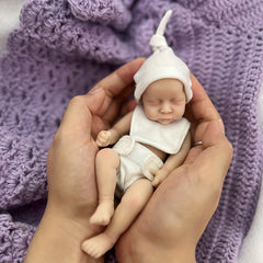 6-Inch Lifelike Silicone Mini Reborn Kids Doll