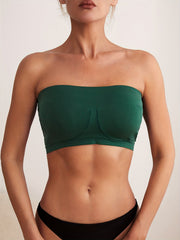 Strapless Seamless Wrap Chest Bra Intimates Underwire Tube Top Lingerie